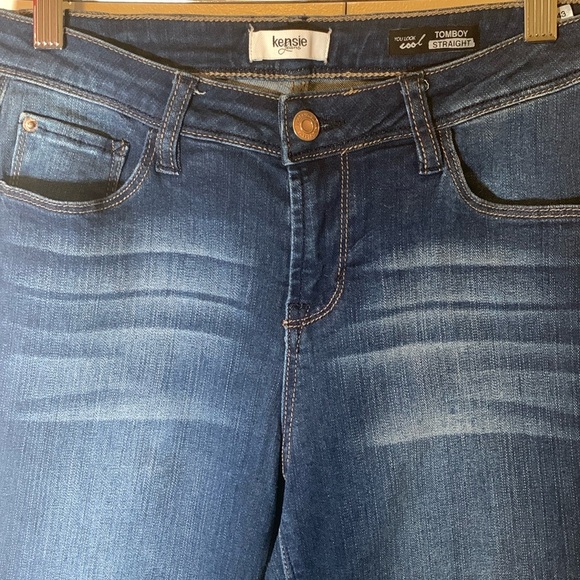 Kensie Jeans Tomboy Straight Leg Jeans Size 26 - Picture 2 of 9